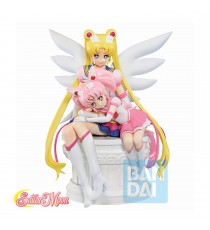 Figurine Sailor Moon - Sailor Moon& Sailor Chibi Moon Ichibansho 14cm