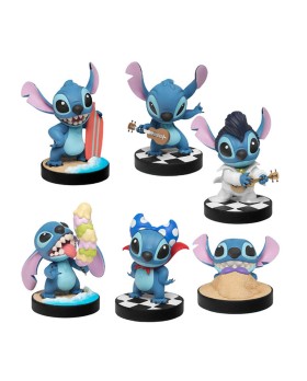 Figurine Disney - Lot 6 Stitch Mini Egg Attack 8cm