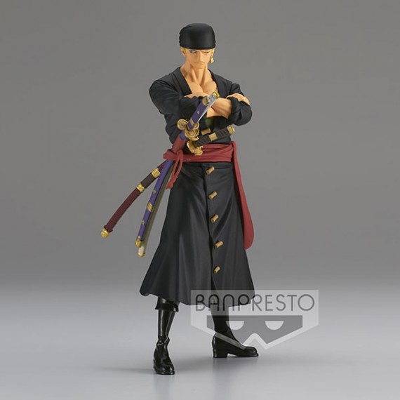 Figurine One Piece - Roronoa Zoro DXF Grandline Series Wanokuni Vol 5 17cm