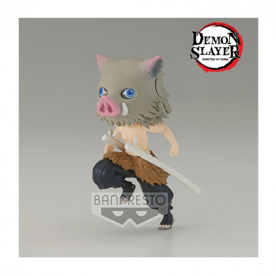 Figurine Demon Slayer Kimetsu No Yaiba - Inosuke Hashibira Q Posket Petit 7cm