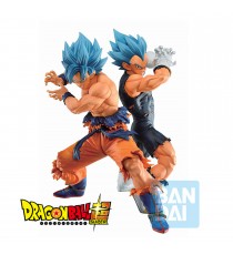 Figurine DBZ - Son Goku & Vegeta Super Sayan s God Ichibansho 20cm