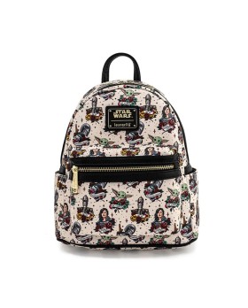 Mini Sac A Dos Star Wars - Mandalorian Tattoo Aop