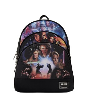 Mini Sac A Dos Star Wars - Trilogy 2 Triple Pocket