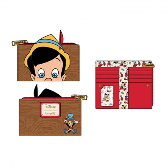 Portefeuille Disney - Pinocchio Peeking