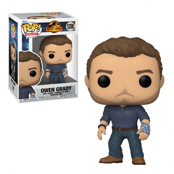 Figurine Jurassic World 3 - Owen Grady Pop 10cm