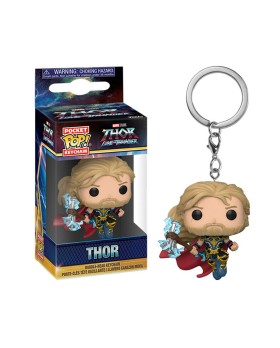 Porte Clé Marvel Thor Love & Thunder - Thor Pocket Pop 4cm