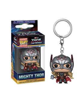 Porte Clé Marvel Thor Love & Thunder - Mighty Thor Pocket Pop 4cm