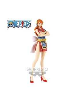 Figurine One Piece - Nami Wanokuni II Ver A Glitter & Glamours 25cm