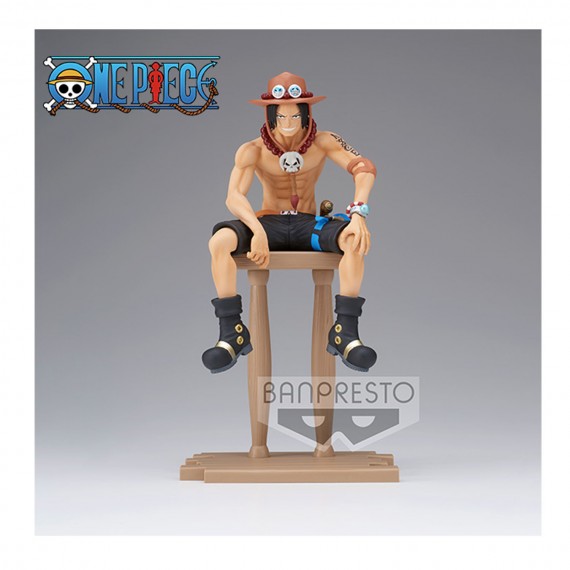 Figurine One Piece - Portgas D Ace Grandline Journey 15cm