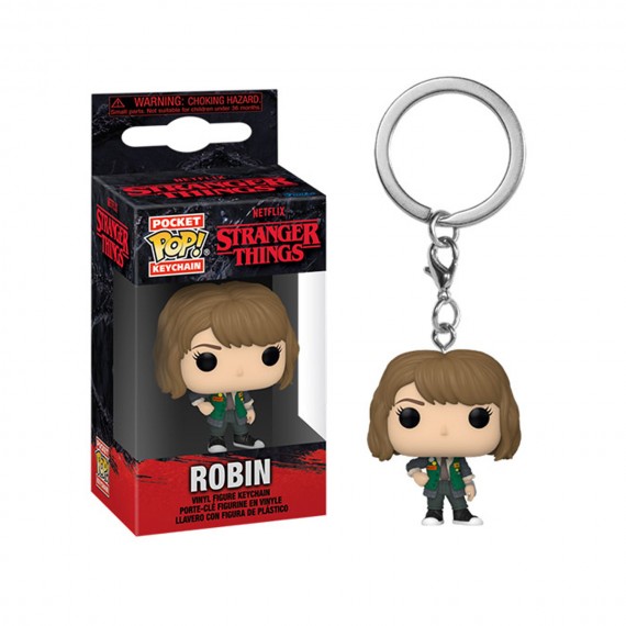 Porte Clé Stranger Things - Robin Season 4 Pocket Pop 4cm