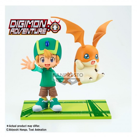 Figurine Digimon - Takeru & Patamon 11cm