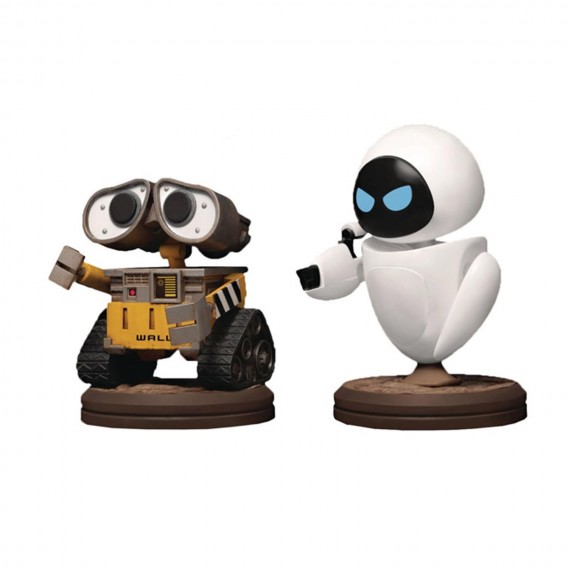 Figurine Disney - 2 Pack Wall-E & Eve Mini Egg Attack 8cm