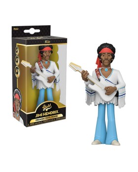 Figurine Rocks - Jimi Hendrix Gold 13cm