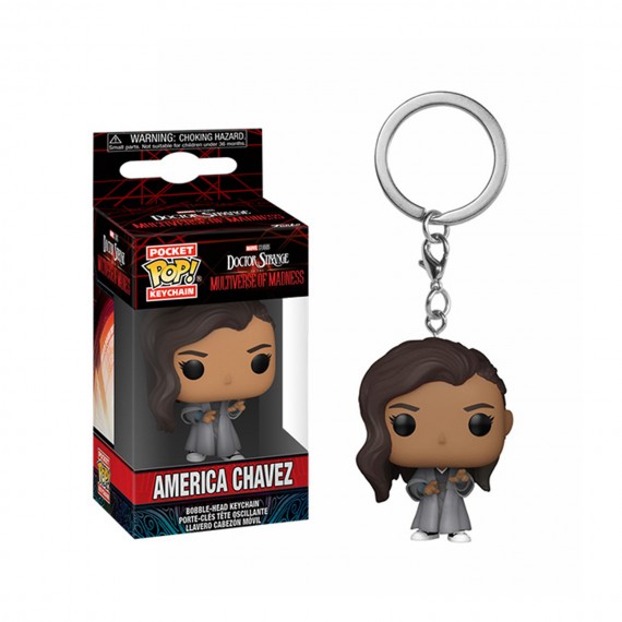 Porte Clé Marvel Dr Strange Multiverse Of Madness - America Chavez Pocket Pop 4cm