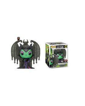 Figurine Disney - Maleficent On Throne Glitter Exclu Pop 10cm