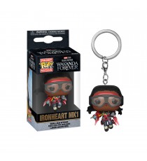 Porte Clé Marvel Black Panther Wakanda Forever - Ironheart MK1 Pocket Pop 4cm