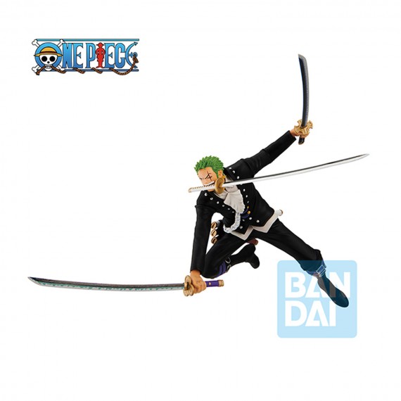 Figurine One Piece - Roronoa Zoro Ichibansho Red More Beat 11cm