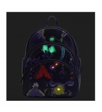 Mini Sac A Dos Disney - Villains Triple Pocket Glow In The Dark