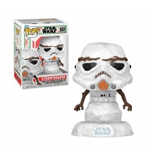 Figurine Star Wars Holiday - Snowman Stormtrooper Pop 10cm