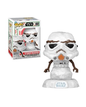 Figurine Star Wars Holiday - Snowman Stormtrooper Pop 10cm