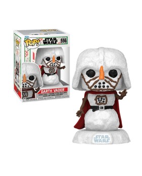 Figurine Star Wars Holiday - Snowman Darth Vader Pop 10cm