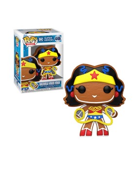 Figurine DC Comic Holiday - Gingerbread Wonder Woman Pop 10cm