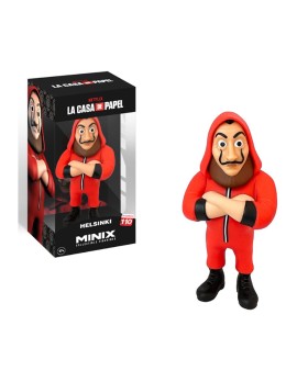 Figurine Casa De Papel - Helsinki Avec Masque Minix 12cm