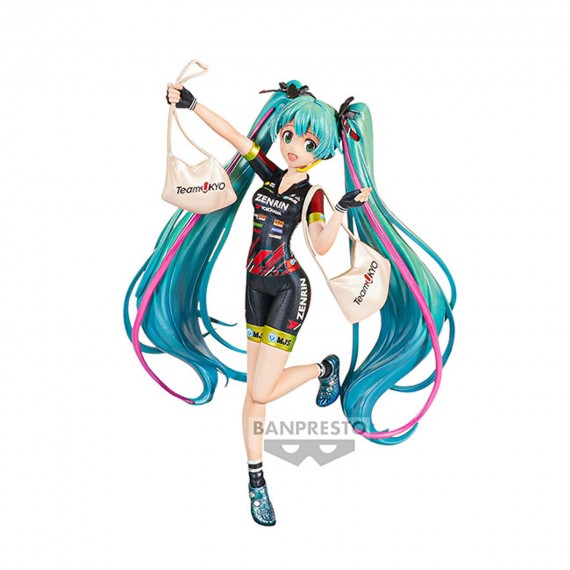 Figurine Vocaloid - Hatsune Miku Racing Team Ukyo Cheering 19cm