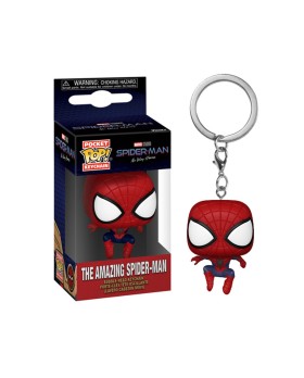 Porte clé Marvel Spider-Man No Way Home - Amazing Spider-Man Pocket Pop 4cm