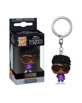 Porte clé Marvel Black Panther Wakanda Forever - Shuri Pocket Pop 4cm