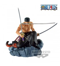 Figurine one piece - Roronoa Zoro Brush Dioramatic 15cm