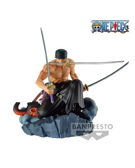 Figurine one piece - Roronoa Zoro Brush Dioramatic 15cm