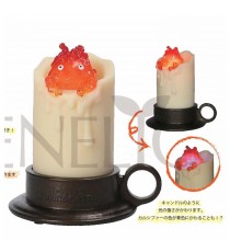 Figurine Studio Ghibli - Le Château Ambulant Illuminated Calcifer & Candle 12cm