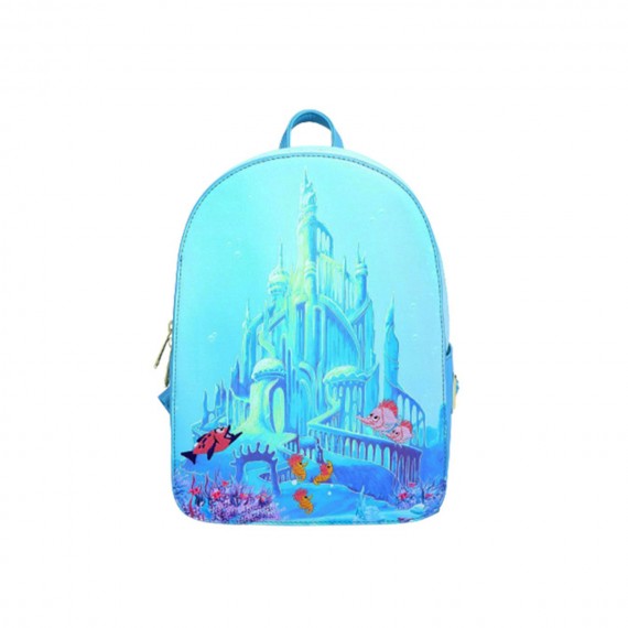 Mini Sac A Dos Disney - Little Mermaid Castle