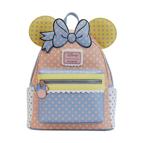 Mini Sac A Dos Disney - Minnie Pastel Color Block Dots