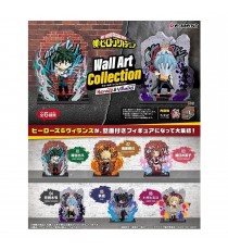 Re-Ment - My Hero Academia : Wall Art Collection - Boite de 6 PCS