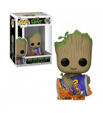 Figurine I Am Groot - Groot W/Cheese Puffs Pop 10cm