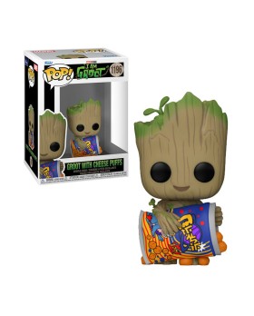 Figurine I Am Groot - Groot W/Cheese Puffs Pop 10cm