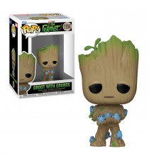 Figurine I Am Groot - Groot W/ Grunds Pop 10cm