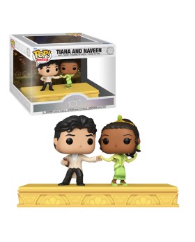 Figurine Disney - Disney 100Th Tiana & Naveen Pop 10cm