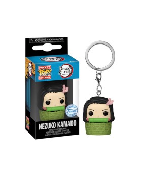 Porte Clé Demon Slayer Kimetsu No Yaiba - Nezuko'n Bskt Pocket Pop 4cm