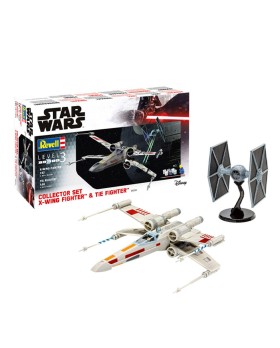 Maquette Star Wars - SW Star Wars Maquettes X-Wing Fighter 1/57 + Tie Fighter 1/65