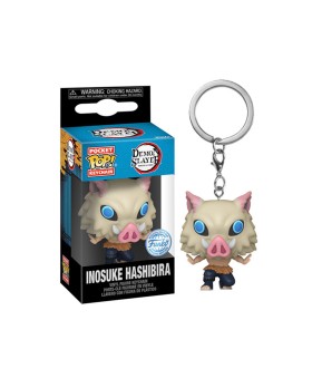 Porte Clé Demon Slayer Kimetsu No Yaiba  - 7Th Form Inosuke Pocket Pop 4cm