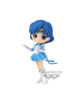 Figurine Sailor Moon Cosmos Movie - Eternal Sailor Mercury Ver B Q Posket 14cm