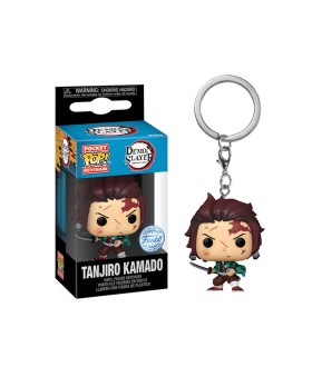 Porte Clé Demon Slayer Kimetsu No Yaiba  - Tanjiro Pocket Pop 4cm