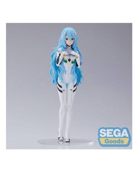 Figurine Evangelion 3.0+1.0 - Rei Ayanami Spm Long Hair 21cm