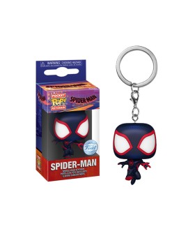 Porte Clé Marvel - Spider Man Spider Man Accross The Spider Verse Pocket Pop 4cm
