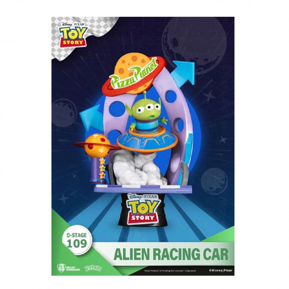 Figurine Disney - Toy Story Alien Racing Car D-Stage 15cm