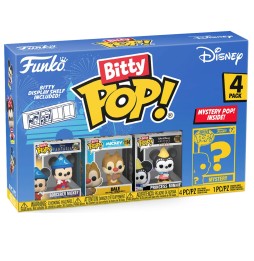 Figurine Disney - 4Pk Sorcerer Mickey Bitty Pop 2cm