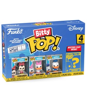 Figurine Disney - 4Pk Minnie Bitty Pop 2cm